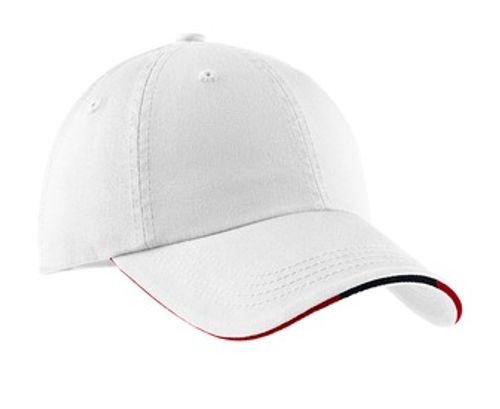 Port Authority® Sandwich Bill Cap with Striped Closure image thumbnail