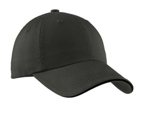 Port Authority® Sandwich Bill Cap with Striped Closure image thumbnail