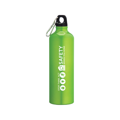 Stop.Think.Act 26oz Aluminum Sports Bottle image thumbnail