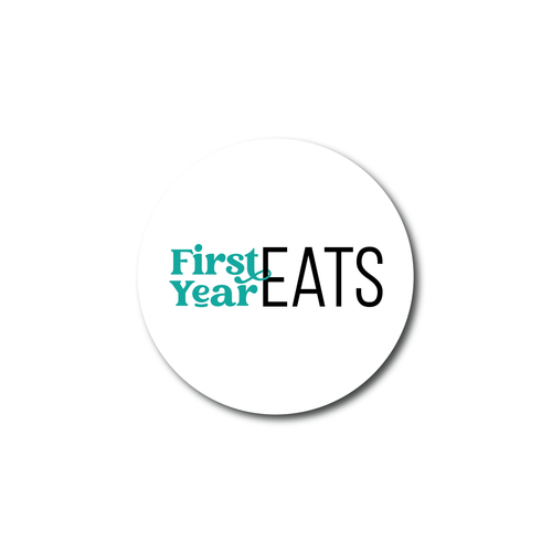 First Year Eats 2" Sticker (pack of 25) image thumbnail