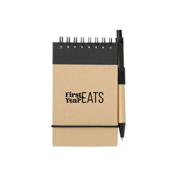 Image of First Year Eats 5" x 4" Recycled Spiral Jotter with Pen