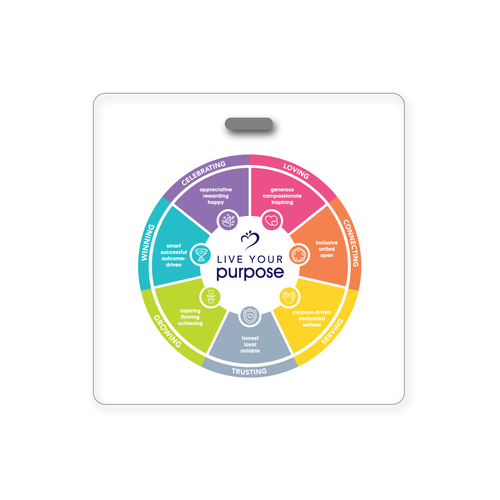 TouchPoint Live Your Purpose Badge Buddy image thumbnail