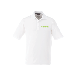 Image of Canteen Men's Short Sleeve Polo (White)