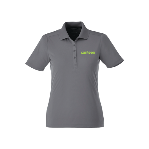Canteen Women's Short Sleeve Polo (Grey) image thumbnail