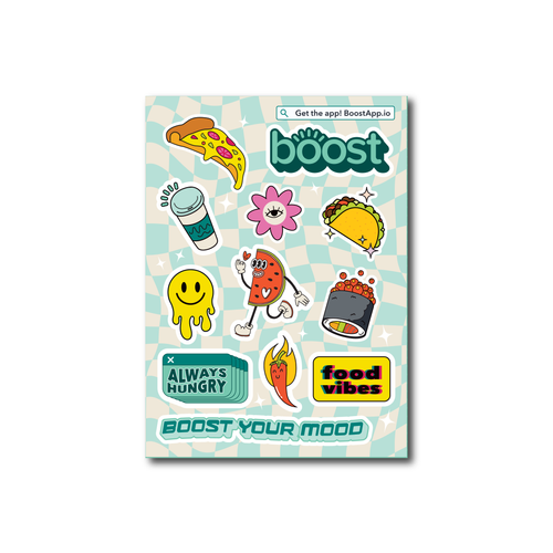 Boost Giveaway Stickers (pack of 50) image thumbnail