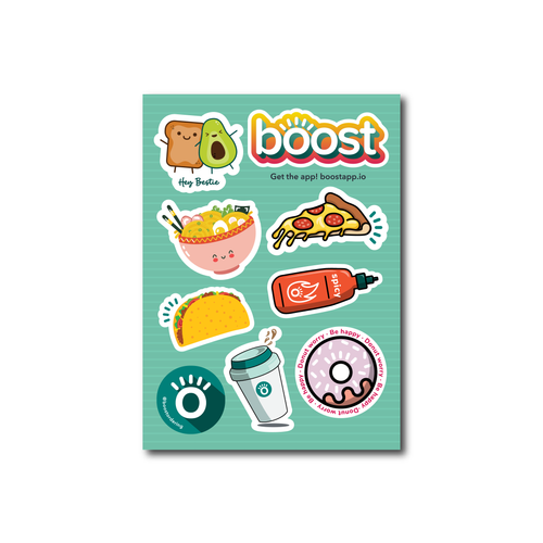 Boost Giveaway Stickers (pack of 50) image thumbnail