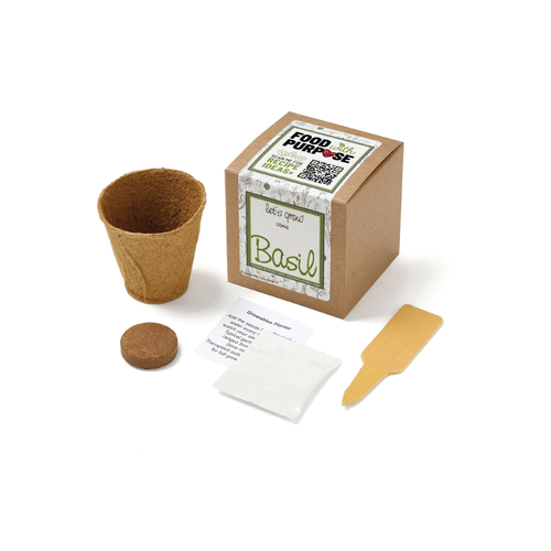 Food with Purpose Basil to Be Growable Seed Planter Kit image thumbnail
