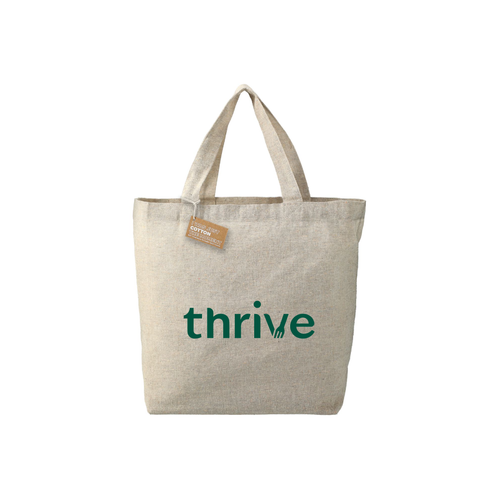 Thrive Recycled Cotton Grocery Tote image thumbnail