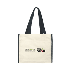 Image of Food with Purpose Heavy Cotton Canvas Tote Bag