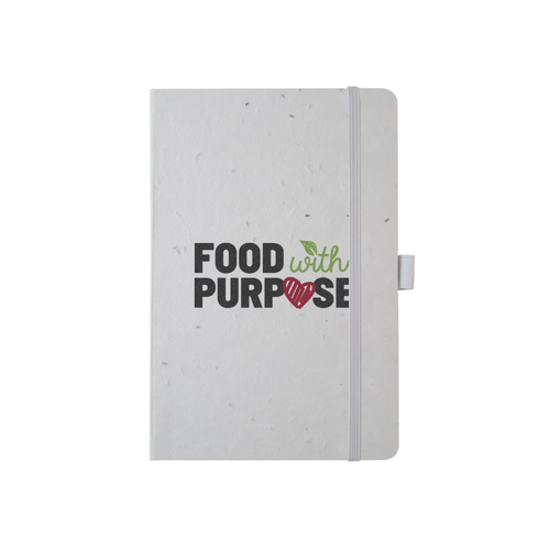 Food with Purpose Recycled Seed Paper Journal	 image thumbnail