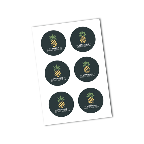 Strategic Dining Services Sticker Sheets (pack of 25) image thumbnail