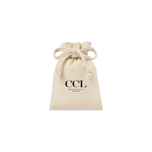 CCL Hospitality Group Eco-Conscious Canvas Drawstring Gift Bag  image thumbnail
