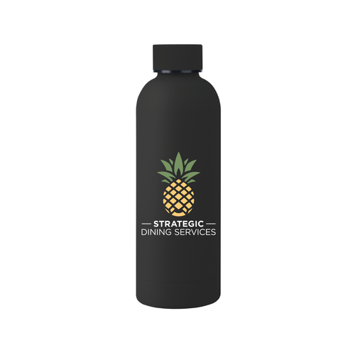 Strategic Dining Services 17 oz. Stainless Steel Water Bottle  image thumbnail