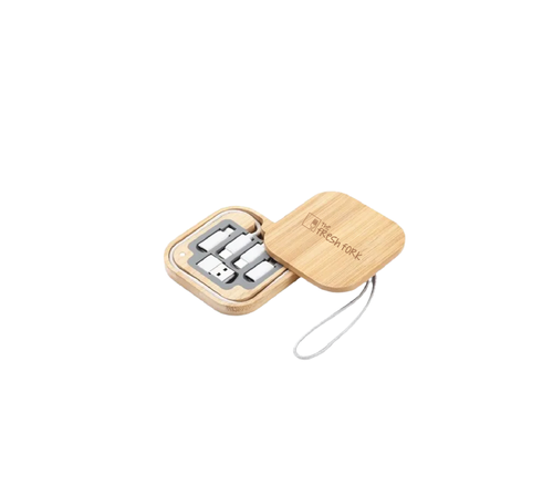 Fresh Fork Bamboo Charging Cable Set image thumbnail