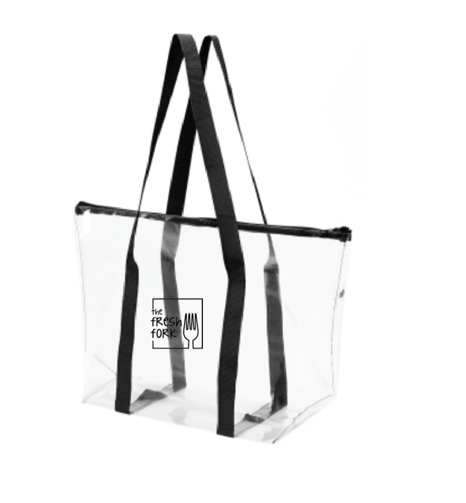 Fresh Fork Clear Tote Bag  primary image