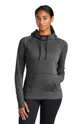 Image of New Era Ladies Tri-Blend Fleece Pullover Hoodie