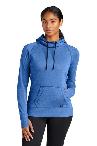 New Era Ladies Tri-Blend Fleece Pullover Hoodie image thumbnail