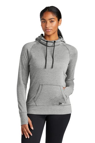 New Era Ladies Tri-Blend Fleece Pullover Hoodie image thumbnail