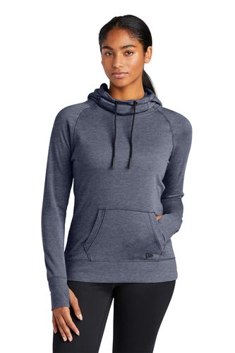 New Era Ladies Tri-Blend Fleece Pullover Hoodie image thumbnail