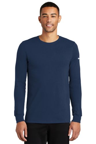 Nike Dri-FIT Cotton/Poly Long Sleeve Tee image thumbnail