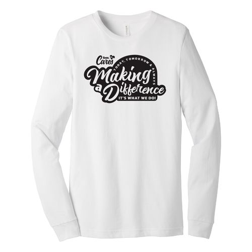 Black & White Unisex Jersey Long-Sleeve T-Shirt image thumbnail