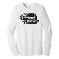 Image of Black & White Unisex Jersey Long-Sleeve T-Shirt