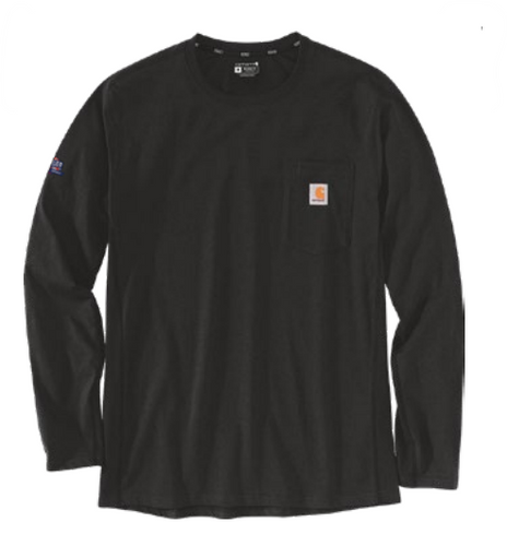 Men's Carhartt FORCE Relaxed Fit Midweight Long-Sleeve Pocket T-Shirt image thumbnail