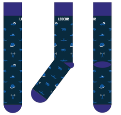Image of Ledcor Socks Ultra Marine Sock Design