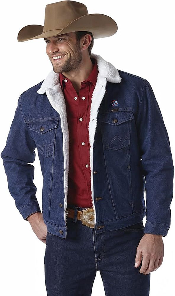 Wrangler Sherpa Lined Denim Jacket  primary image