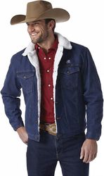 Image of Wrangler Sherpa Lined Denim Jacket 