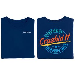 Image of Crushin' It Every Day In Every Way Unisex 2-Sided Short-Sleeve T-Shirt