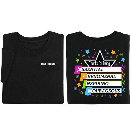 Thanks for Being EPIC Positive Unisex 2-Sided Short-Sleeved T-Shirt image thumbnail