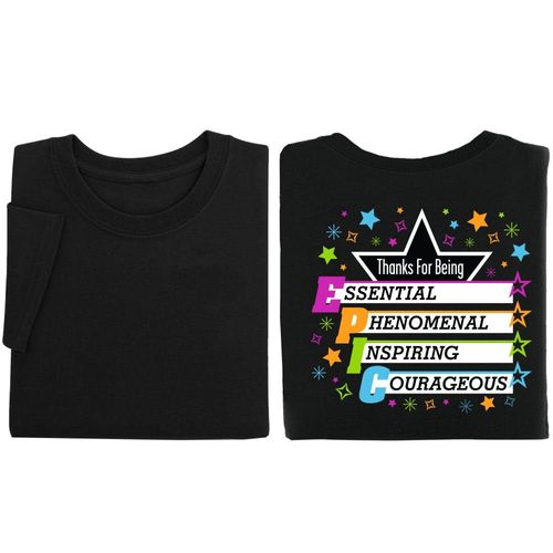 Thanks for Being EPIC Positive Unisex 2-Sided Short-Sleeved T-Shirt image thumbnail