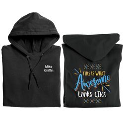 Image of This Is What Awesome Looks Like Gildan® Unisex Heavy Blend™ Pullover Hooded Sweatshirt