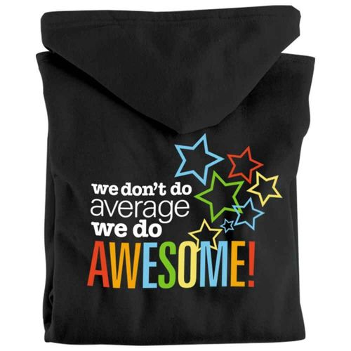 We Don't Do Average, We Do Awesome! Gildan® Full-Zip Hooded Sweatshirt image thumbnail