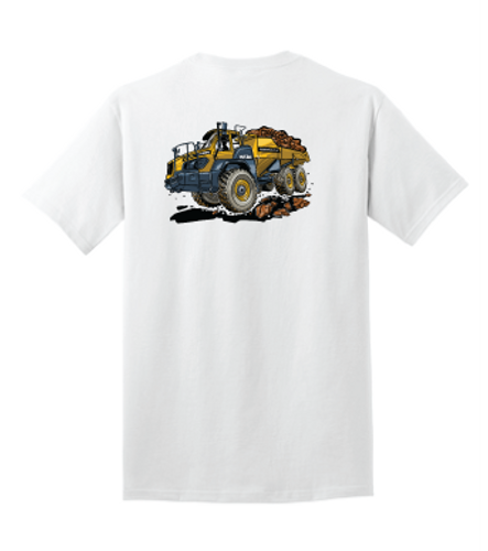 Cartoon T-Shirt HA30 Dump Truck image thumbnail