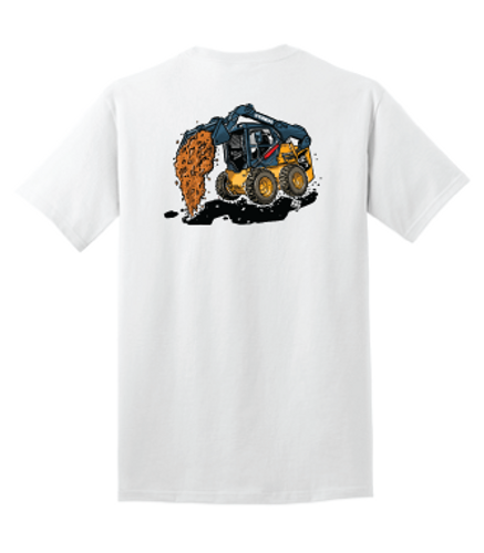 Cartoon T-Shirt HS120V Skid Steer Loader image thumbnail