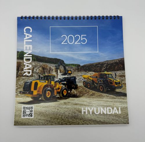 2025 Hyundai Construction Equipment Calendar  image thumbnail