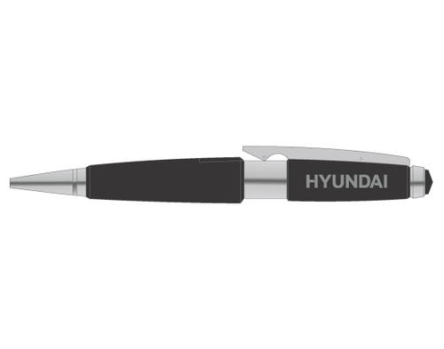 Edge™ Jet Black Selectip Rollerball Pen image thumbnail