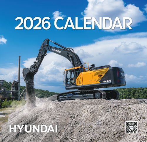 2026 Hyundai Construction Equipment Calendar   image thumbnail