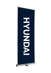 Image of Single Floor Banner Retractor Kit  33.87" W x 81.87" H x 15" D