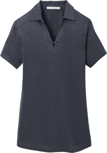 Port Authority® Ladies Digi Heather Performance Polo image thumbnail