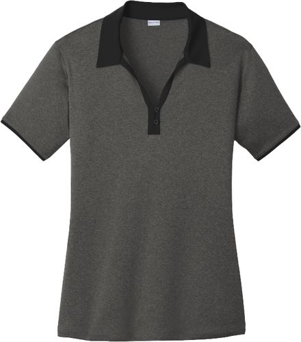Sport-Tek® Ladies Heather Contender™ Contrast Polo image thumbnail