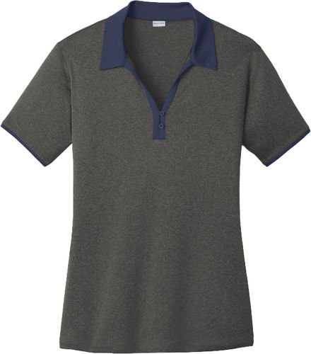 Sport-Tek® Ladies Heather Contender™ Contrast Polo image thumbnail