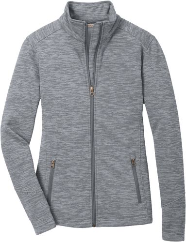 Port Authority® Ladies Digi Stripe Fleece Jacket image thumbnail