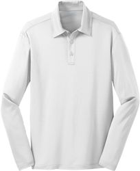 Image of Port Authority® Silk Touch™ Performance Long Sleeve Polo