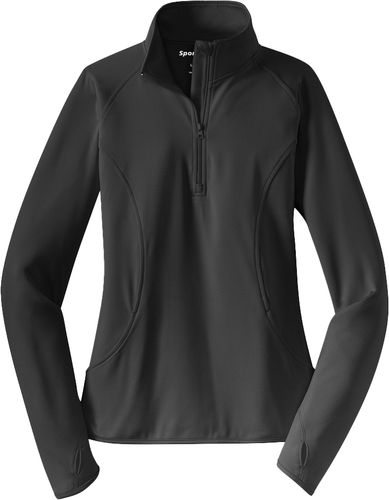 Sport-Tek® Ladies Sport-Wick® Stretch 1/2-Zip Pullover image thumbnail