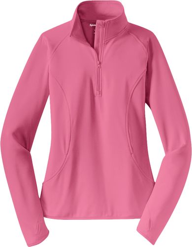 Sport-Tek® Ladies Sport-Wick® Stretch 1/2-Zip Pullover image thumbnail