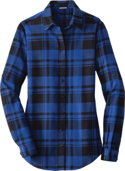 Image of Port Authority® Ladies Plaid Flannel Tunic - GF