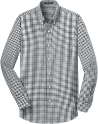Image of Port Authority® Long Sleeve Gingham Easy Care Shirt